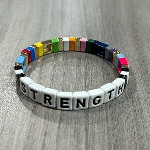 Pretty Colorful Tile Bracelet Strength D30
